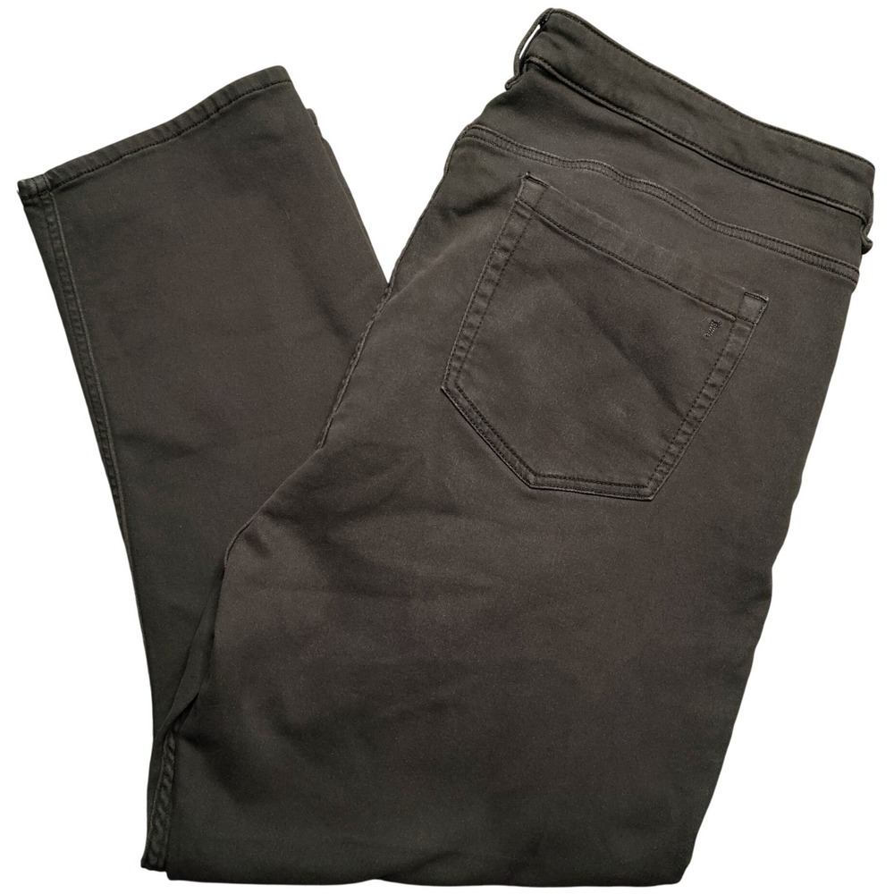 The Perfect Jean NYC Denkhaki Slim Thick Men's Pants 46x28 Olive Green Stretch